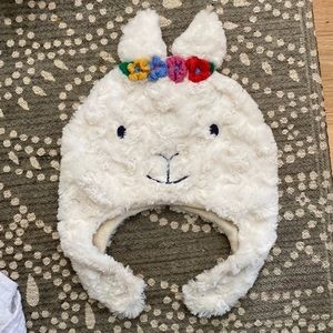 JoJo Maman Baby Llama hat 1-2 yrs